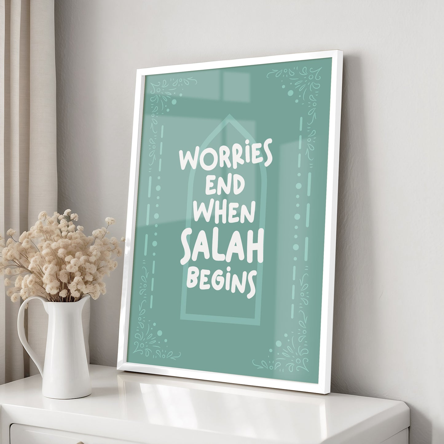 Worries end when Salah begins - Kids Room Decor