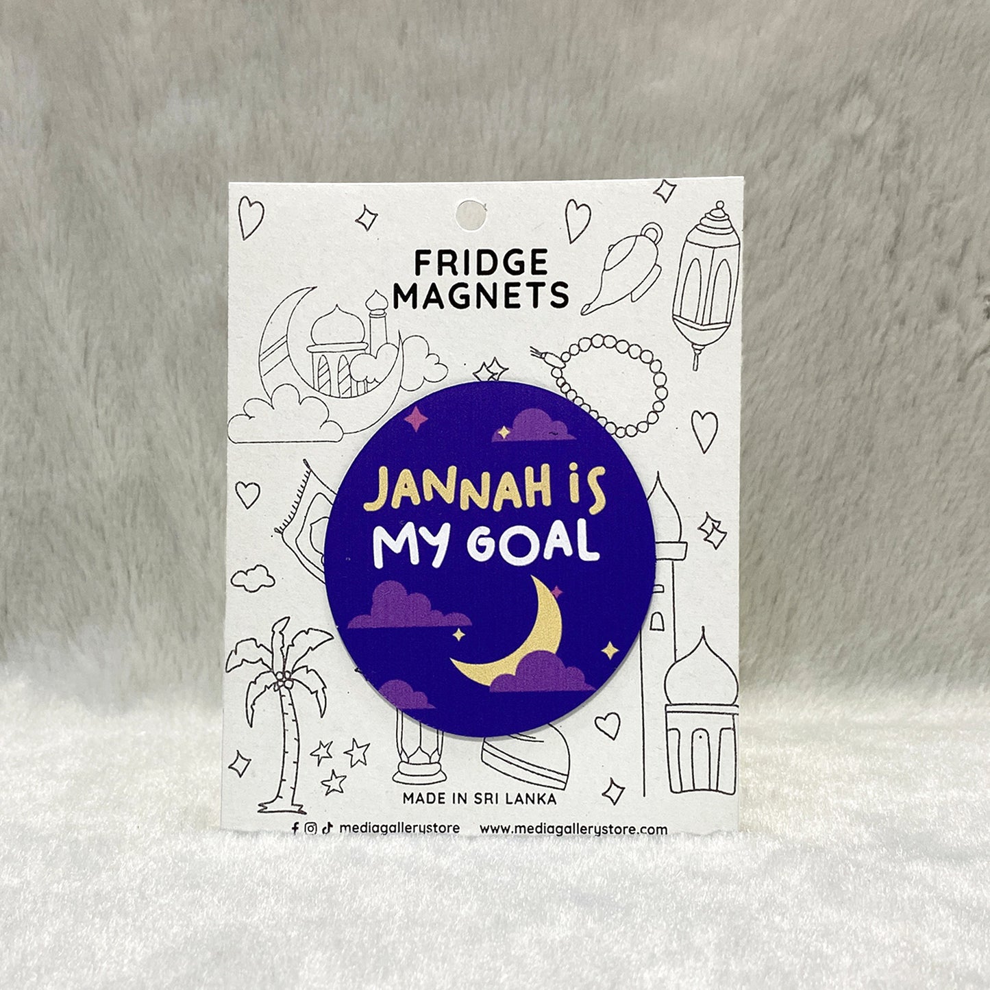 Jannah is my Goal - Fridge Magnet