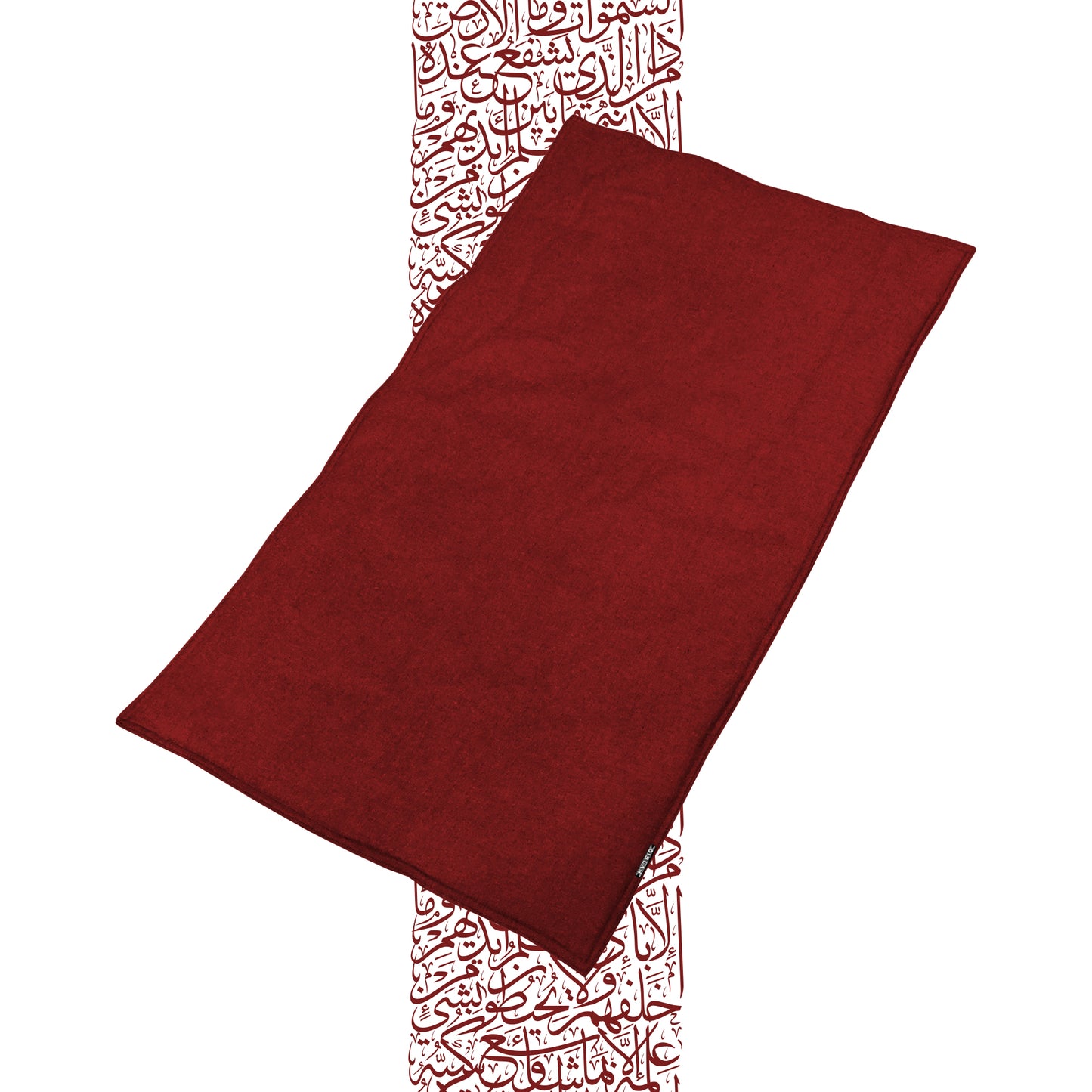 Qiblah | Handloom Padded Prayer Mat (Maroon)