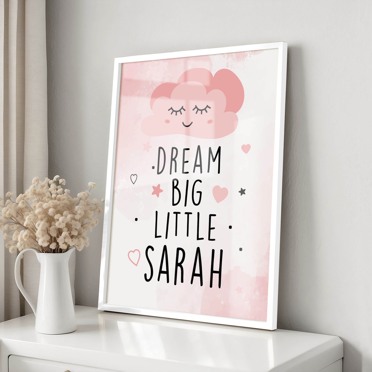 Dream Big - Personalised Name Decor for Kids